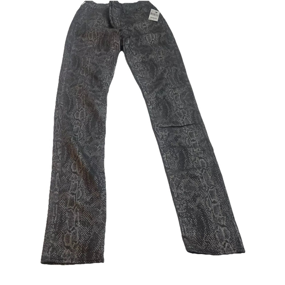 Mavi Alexa Jeans Mid Rise Skinny 26x34 Snake Skin Design Women's